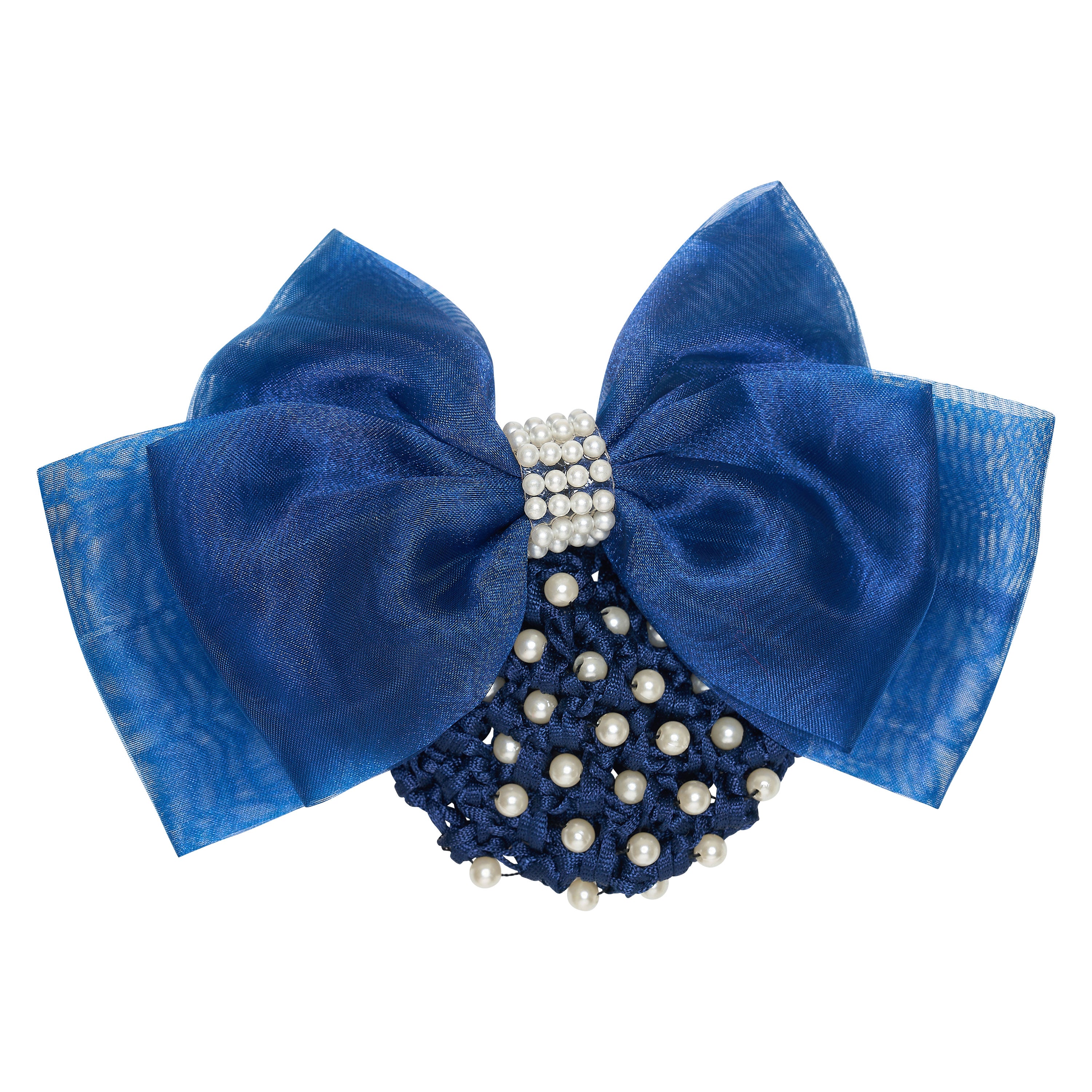 Hair bow with net pearls IRH
