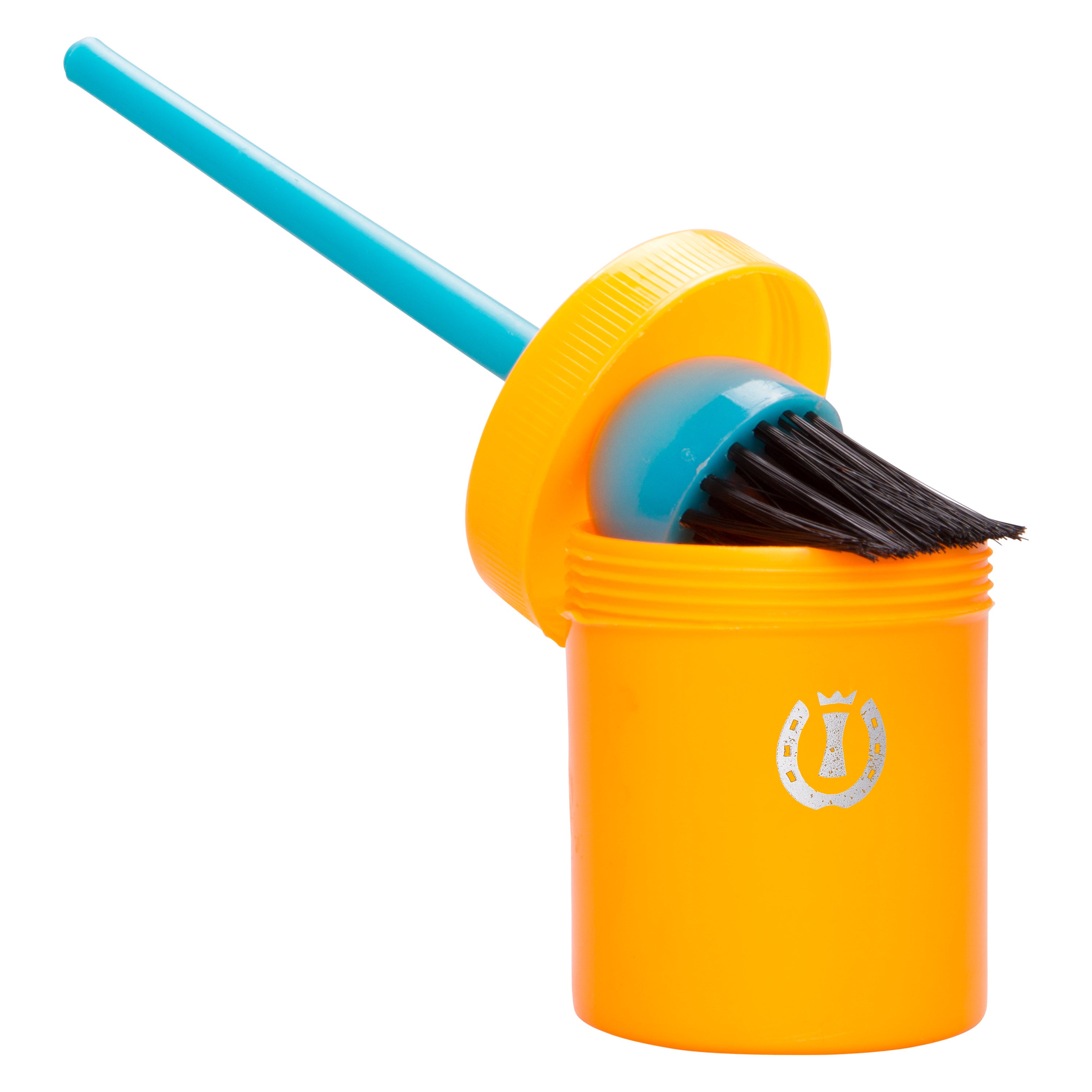 Hoof oil brush with container IRH