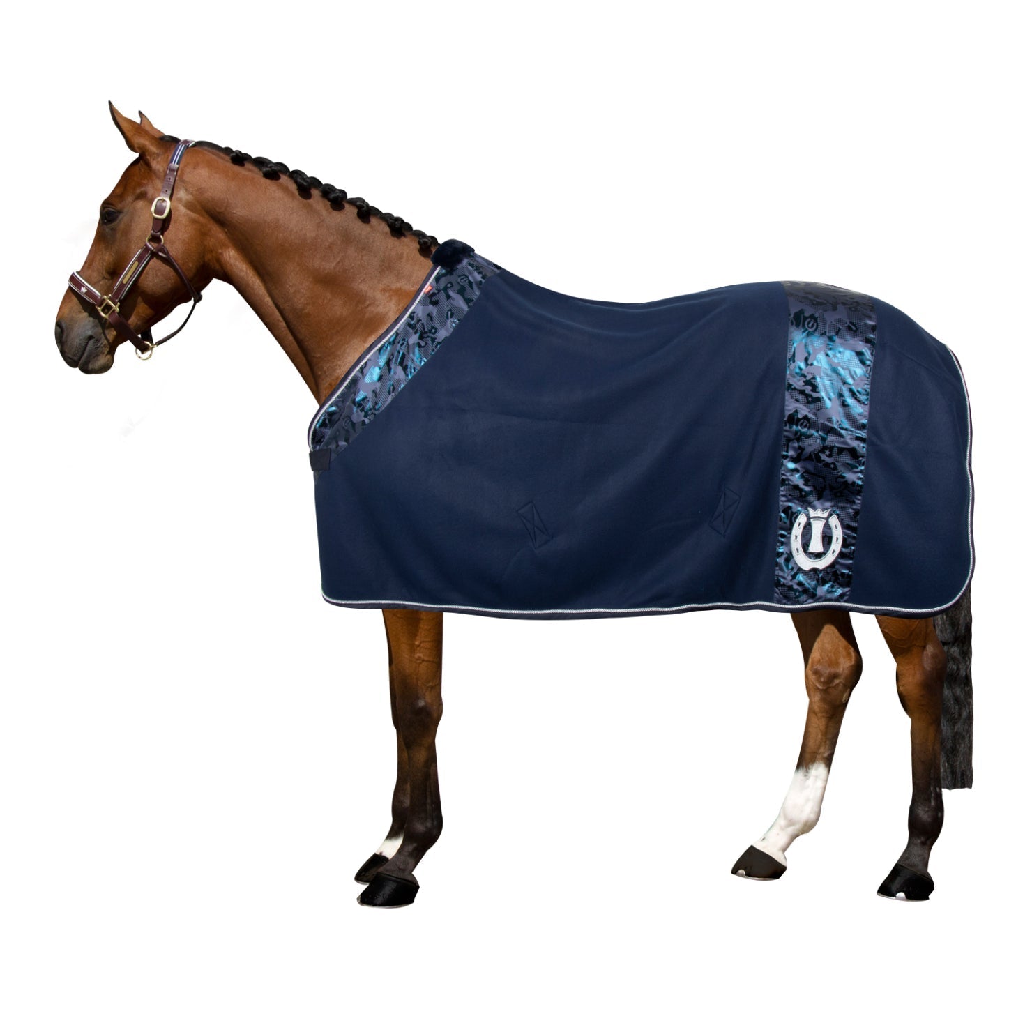 Fleece blanket IRHAmbient Hide & Ride - Shetlandslycka - Always equine