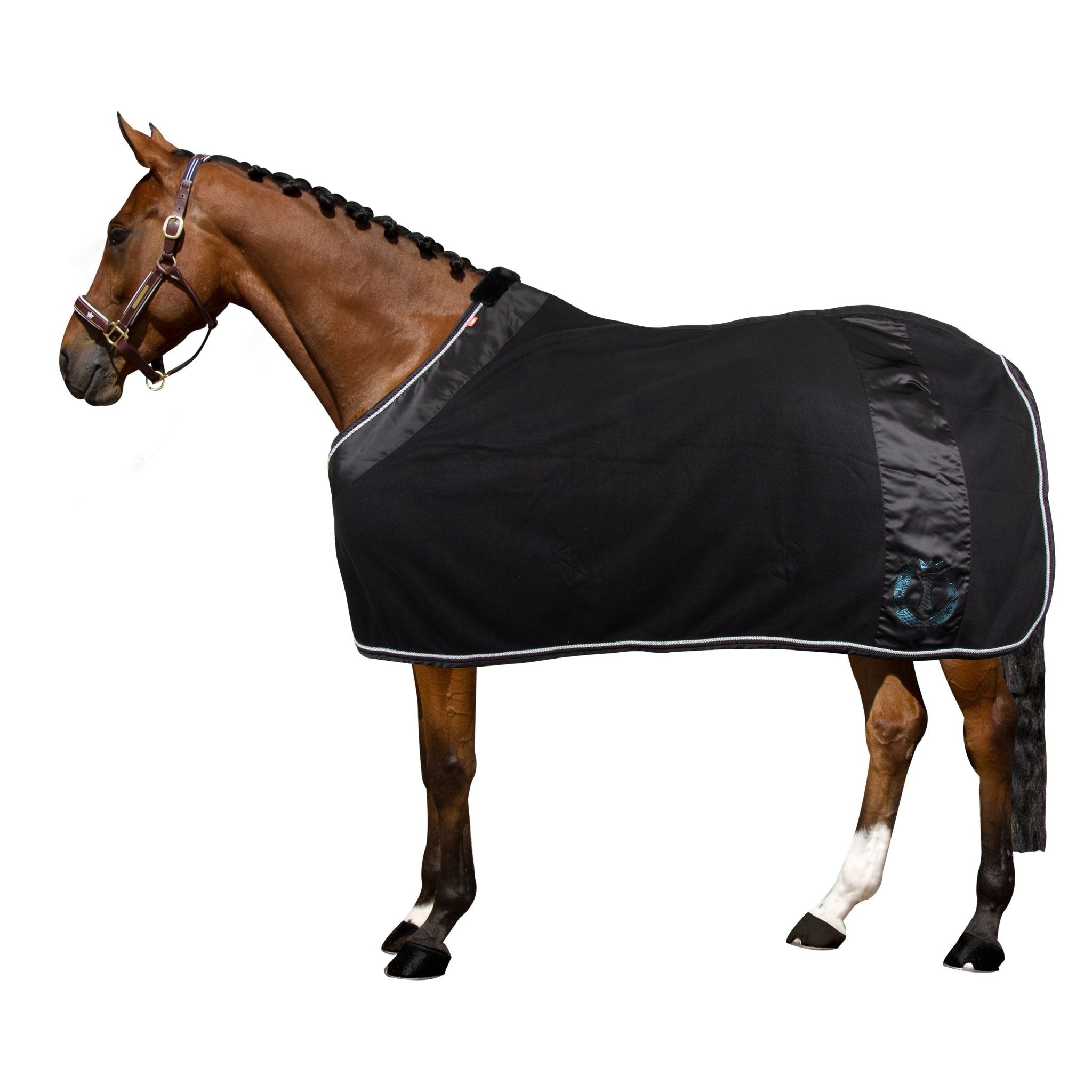 Fleece blanket IRHAmbient Shiny Snake - Shetlandslycka - Always equine