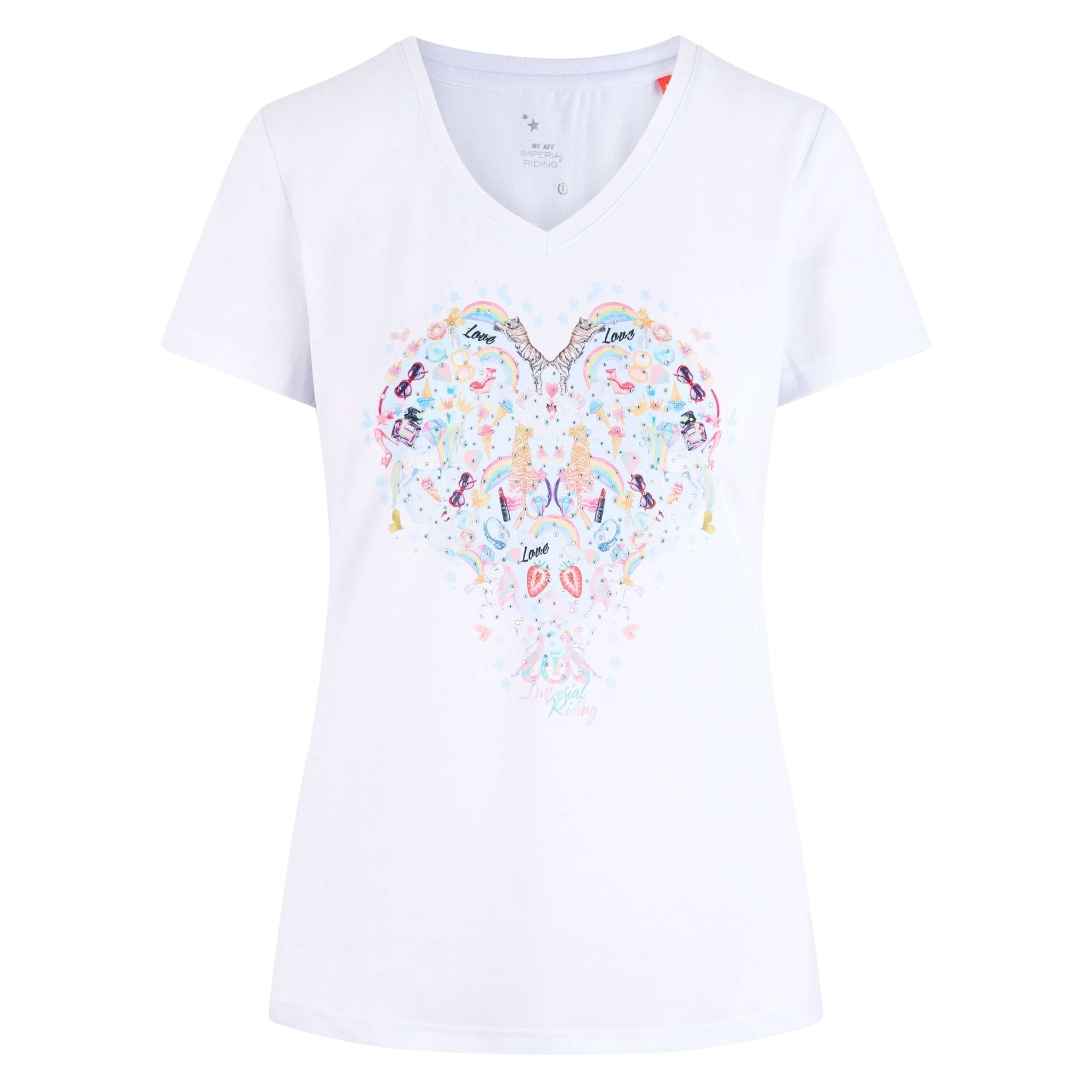 Fun t-shirt IRHHappy Heart - Shetlandslycka - Always equine