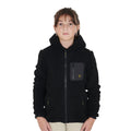 Girls' Sweatshirt In Curled Fleece With Front Zip - Shetlandslycka - Always equine