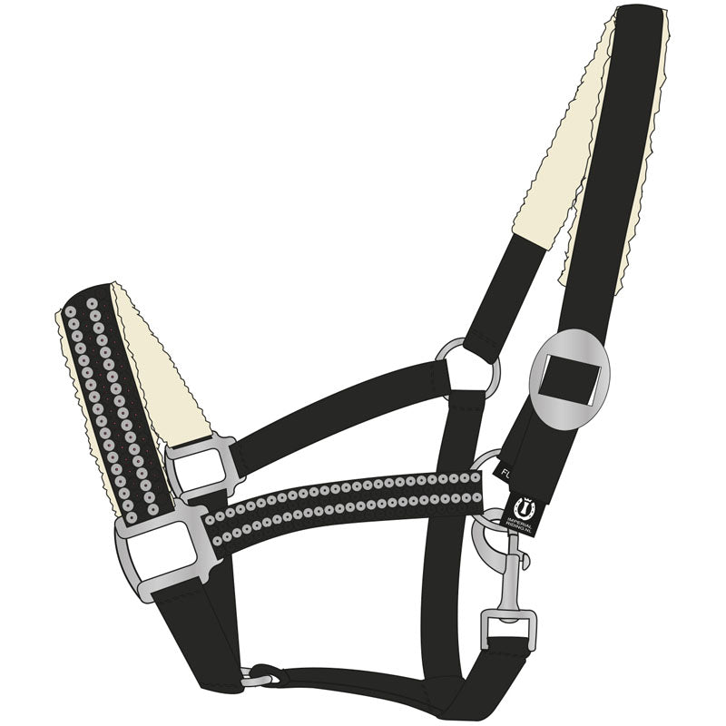 Headcollar Nylon IRHSequins - Shetlandslycka - Always equine
