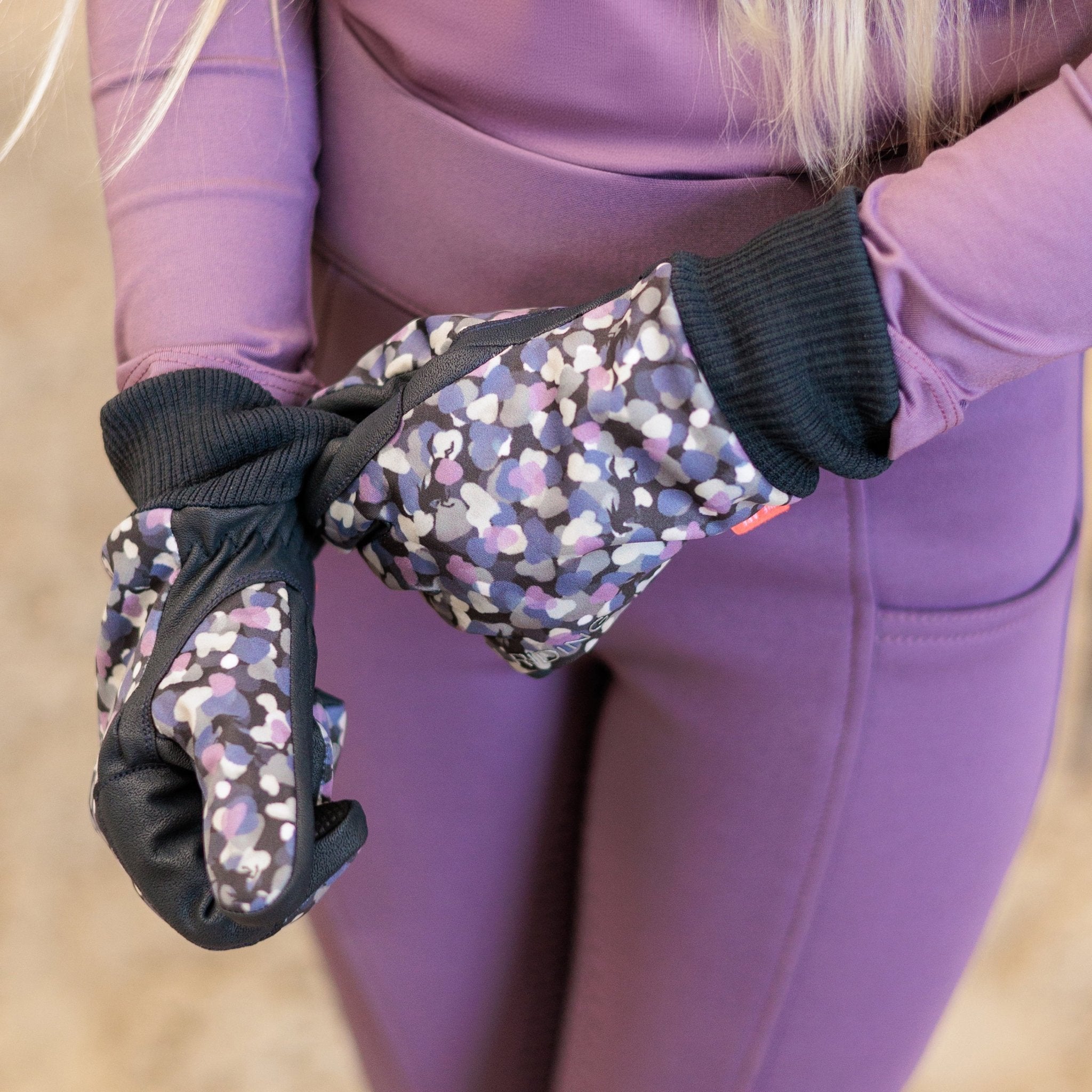 KIDS Gloves IRHHide & Shine - Shetlandslycka - Always equine