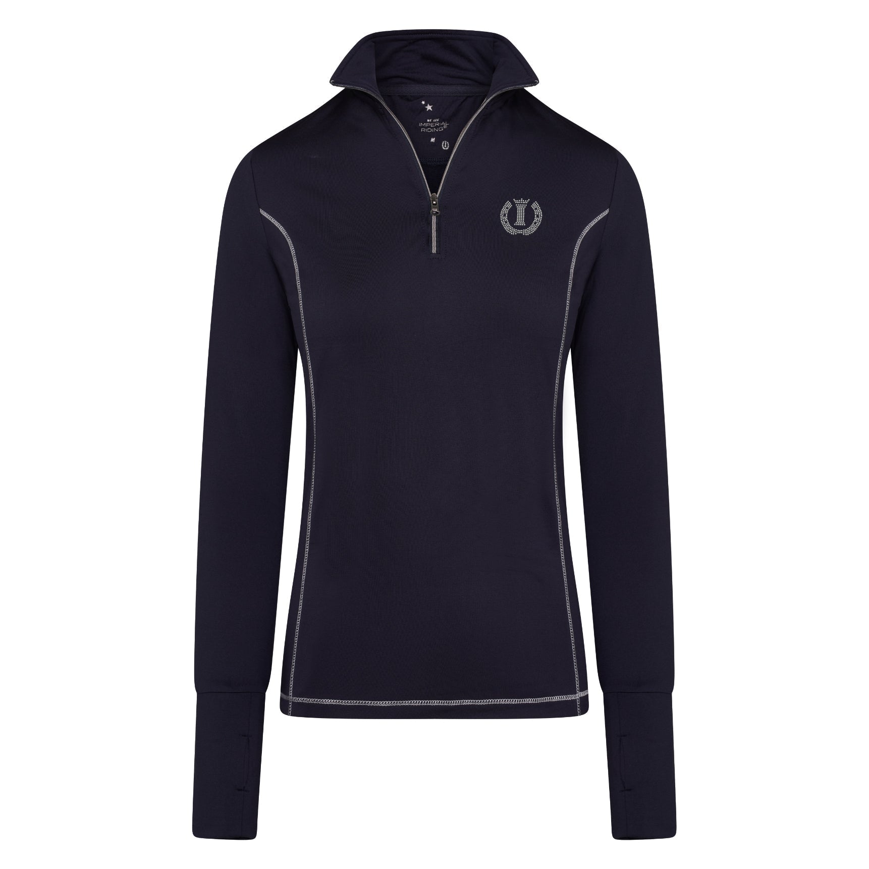 KIDS Half zip tech top IRHSporty Star - Shetlandslycka - Always equine