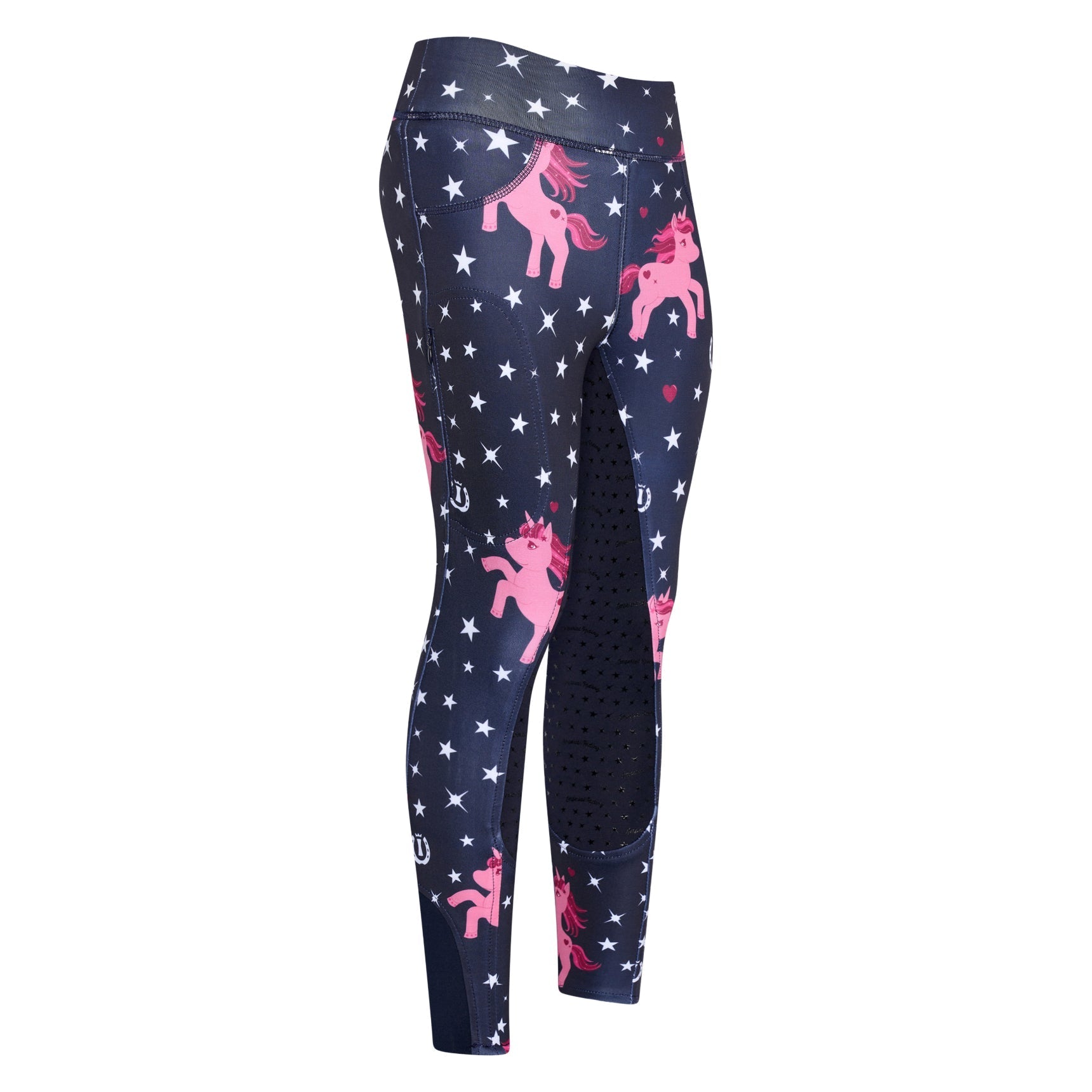 KIDS Riding tights IRHUnicorn Sparkle Fullgrip - Shetlandslycka - Always equine