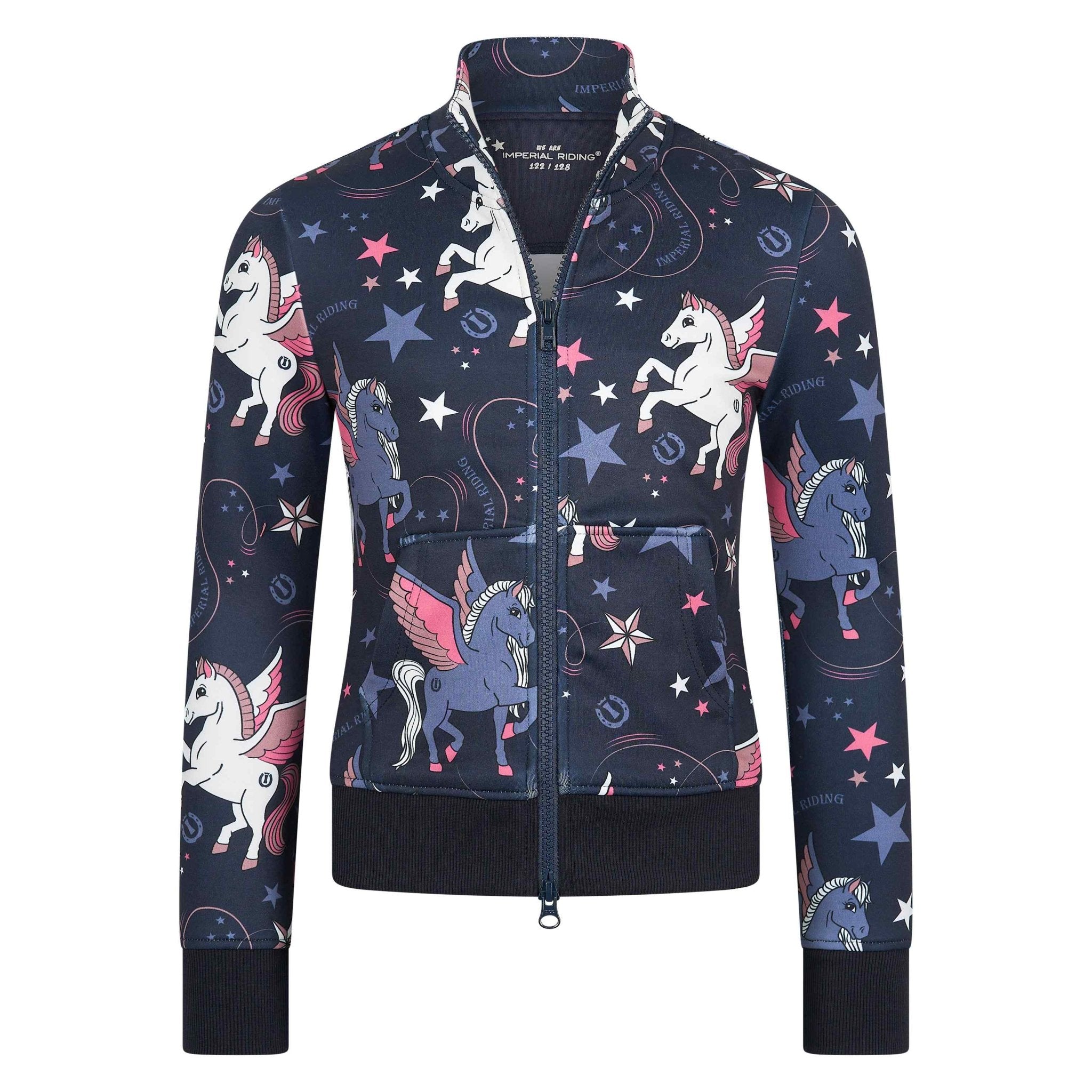 KIDS Tech cardigan IRHBritney - Shetlandslycka - Always equine