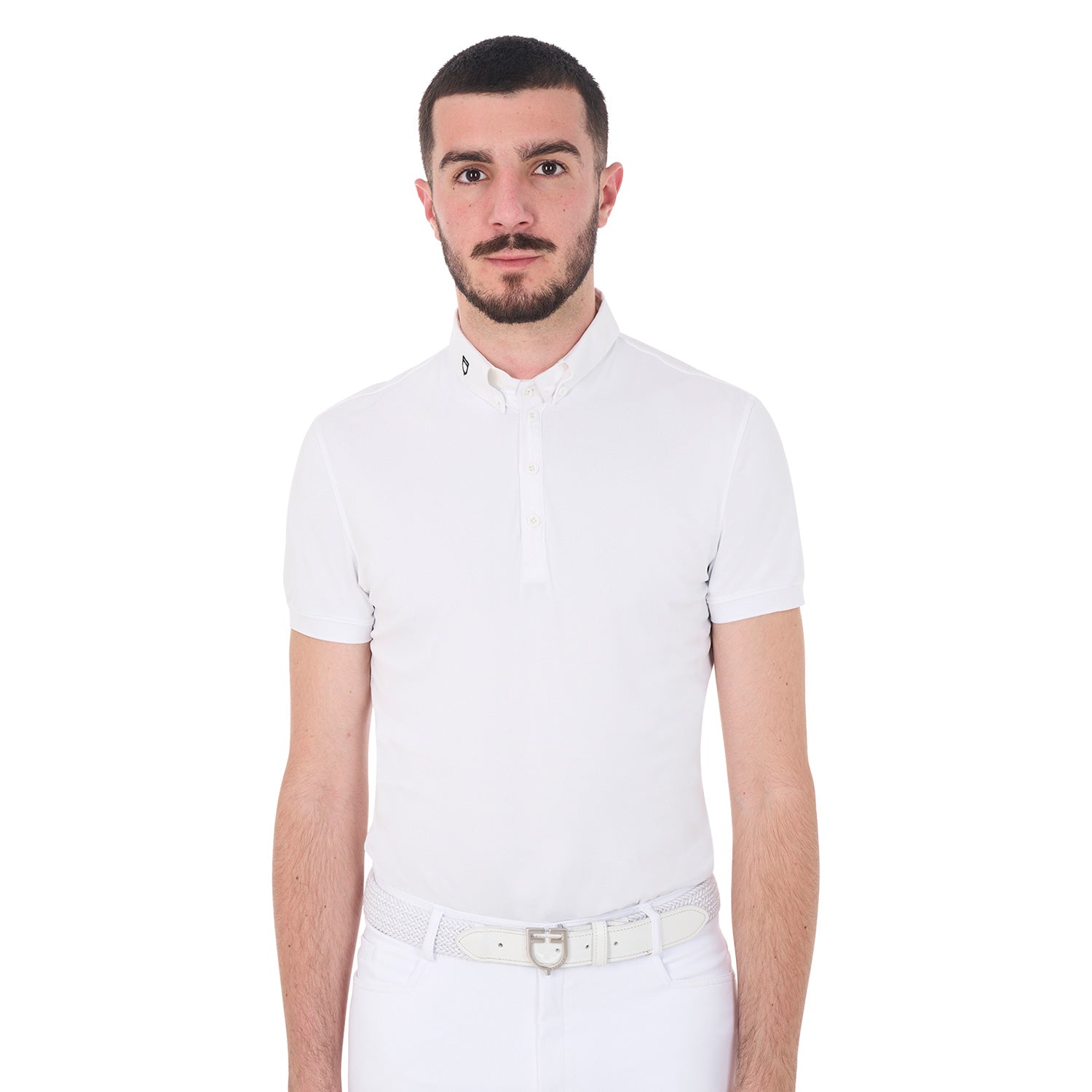 Men'S Competition Polo In Breathable Technical Fabric - Shetlandslycka - Always equine