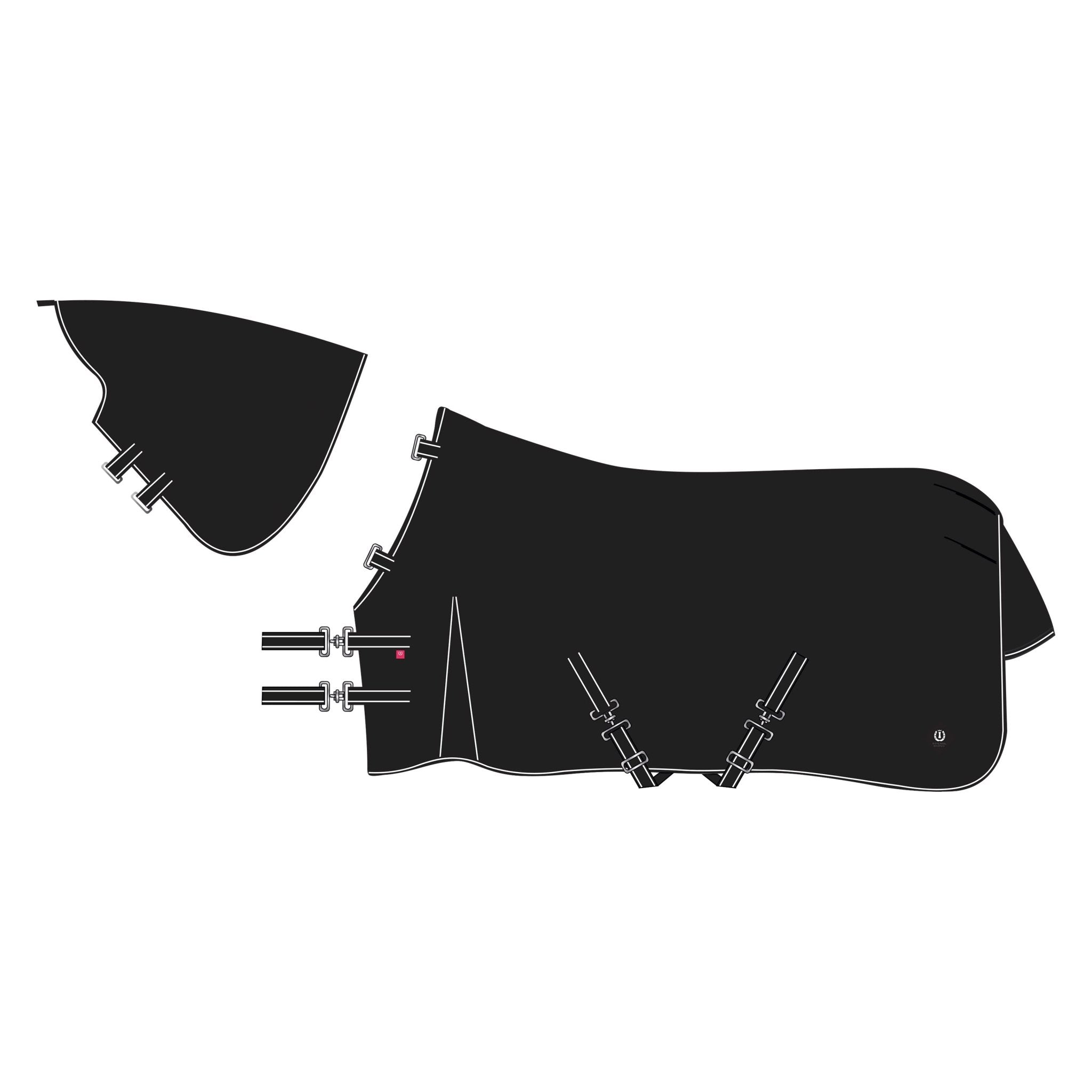 Outdoor blanket IRHBasic with detachable neck Summer - Shetlandslycka - Always equine