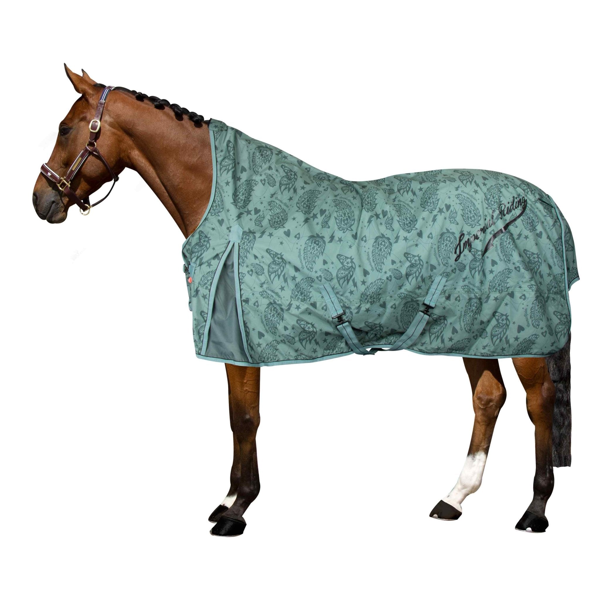 Outdoor blanket IRHSuper - dry AOP 400gr - Shetlandslycka - Always equine