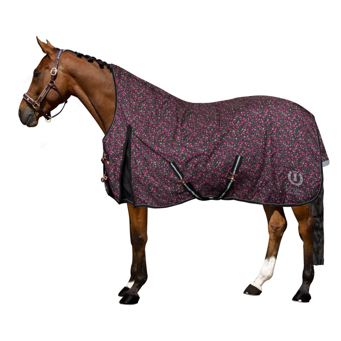 Outdoor blanket IRHSuper - dry Flower Power 50gr - Shetlandslycka - Always equine