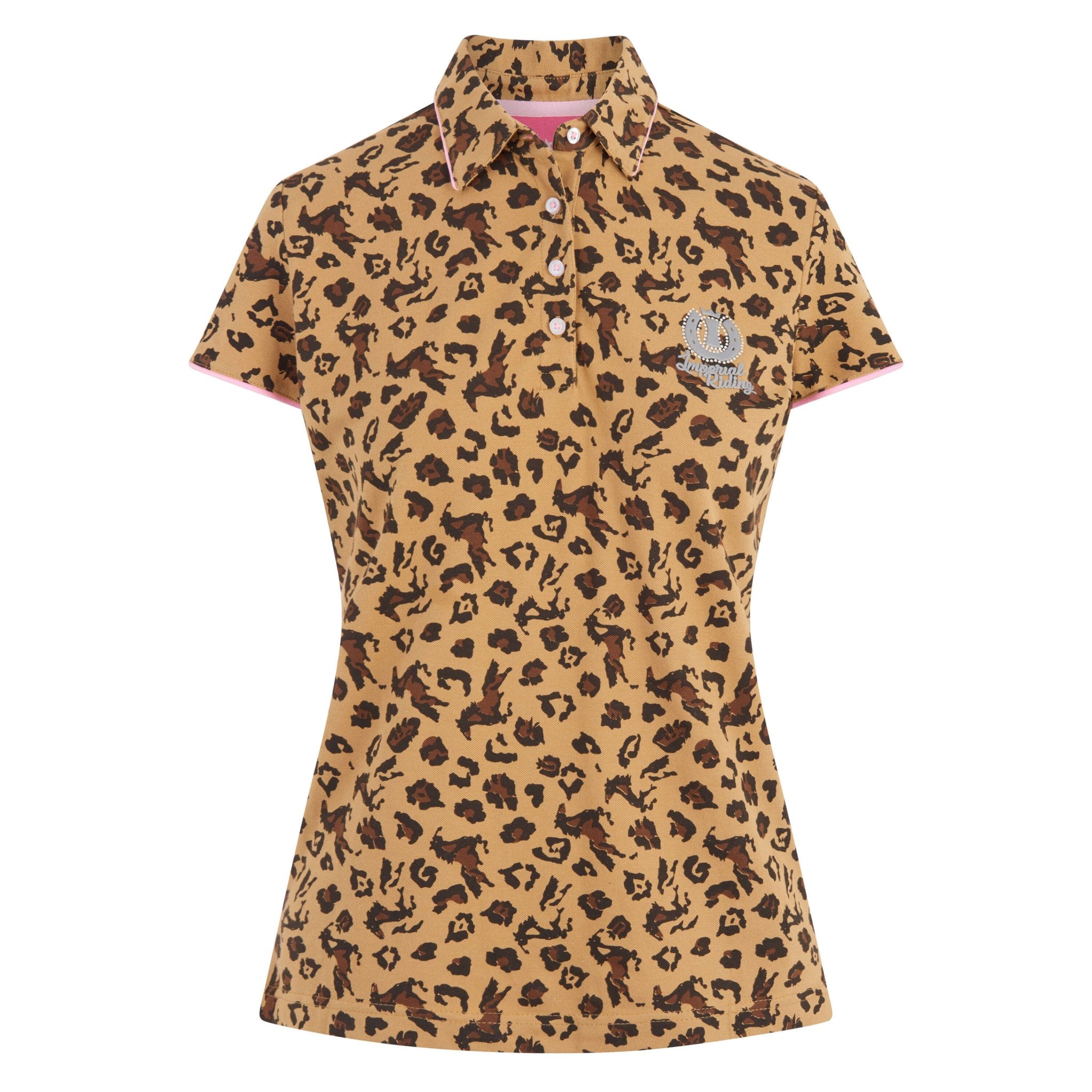 Polo shirt IRHGlitzy AOP - Shetlandslycka - Always equine
