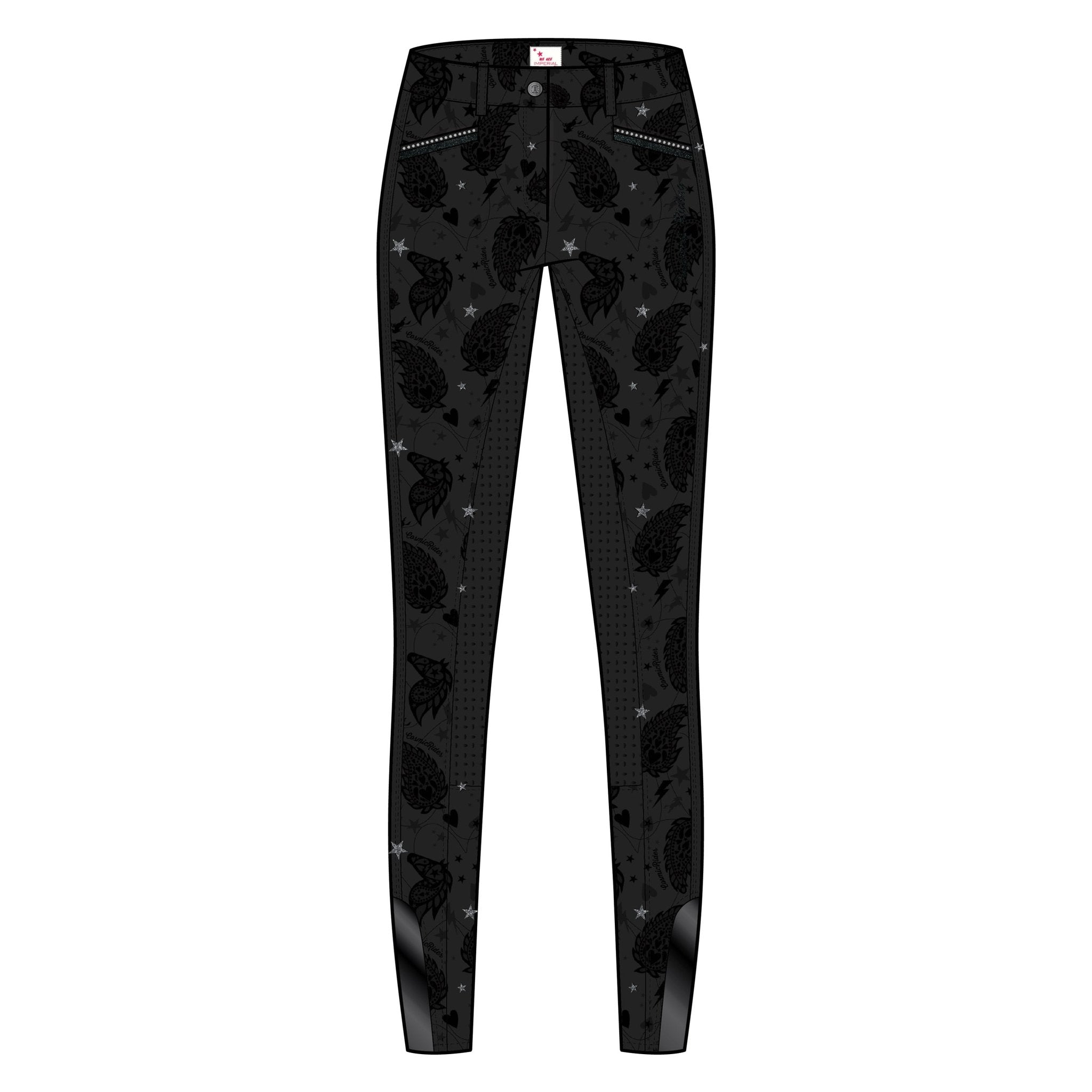 Riding breeches IRHEl Capone winterwarm AOP FullGrip - Shetlandslycka - Always equine