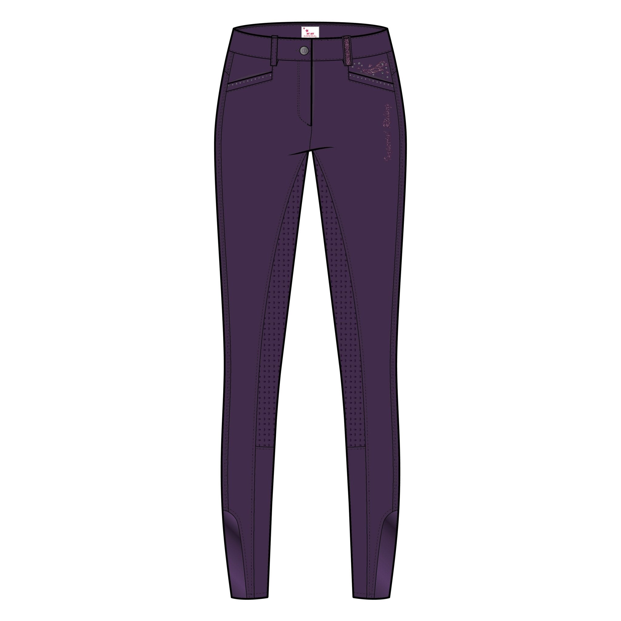 Riding breeches IRHEl Capone winterwarm Glam FullGrip - Shetlandslycka - Always equine