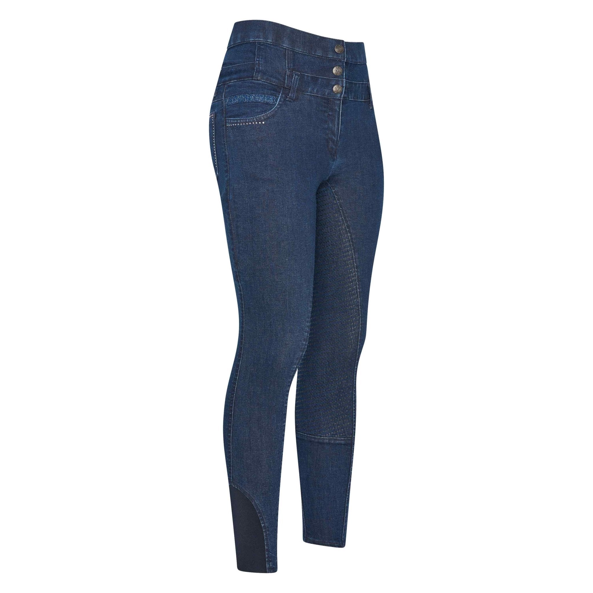 Riding breeches IRHMae Capone denim SFS - Shetlandslycka - Always equine