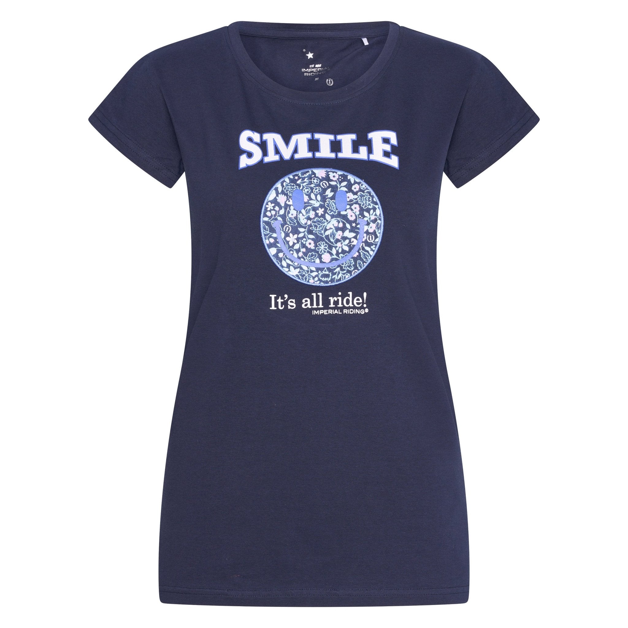 T-shirt IRHSmiley Flowers - Shetlandslycka - Always equine