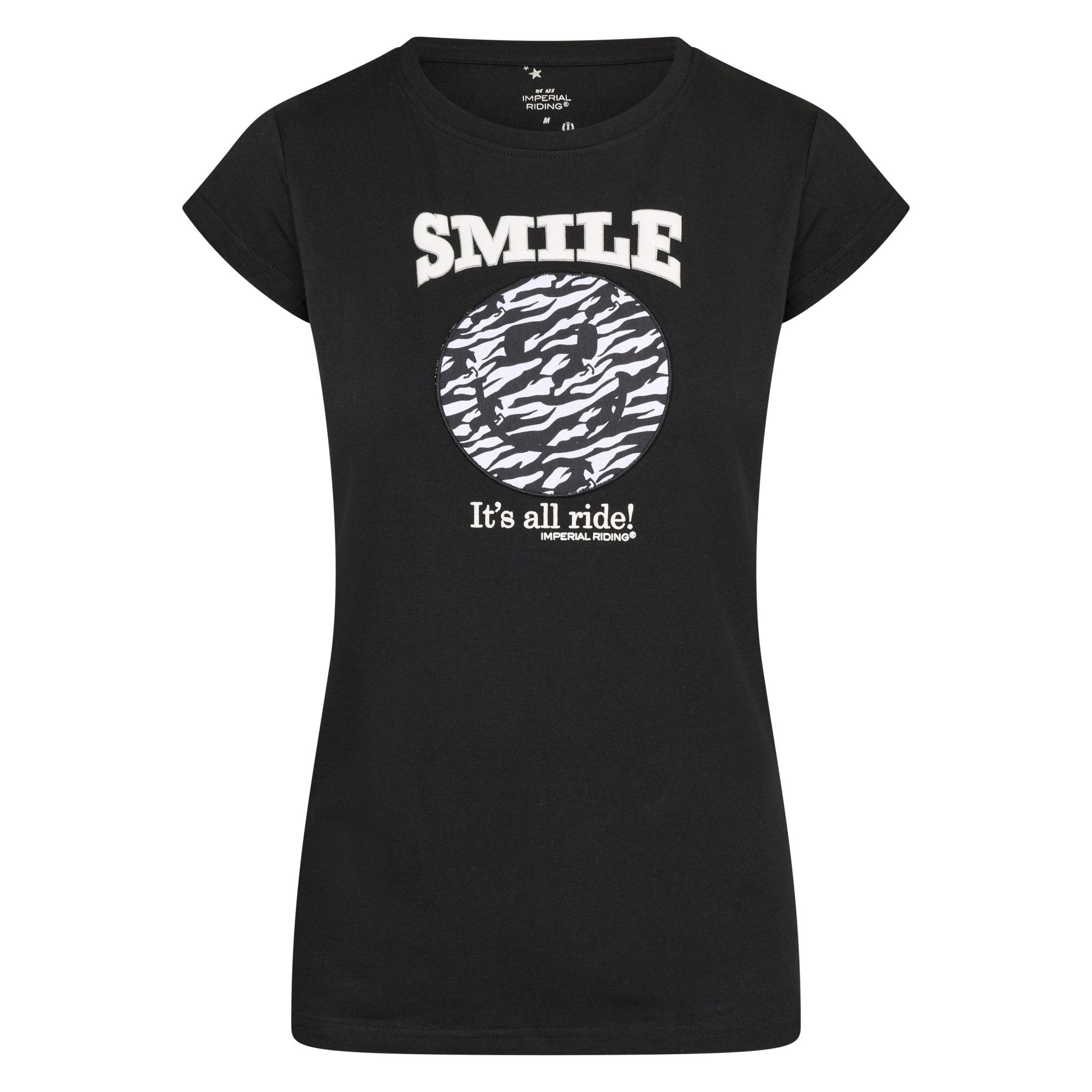 T-shirt IRHSmiley Zebra - Shetlandslycka - Always equine