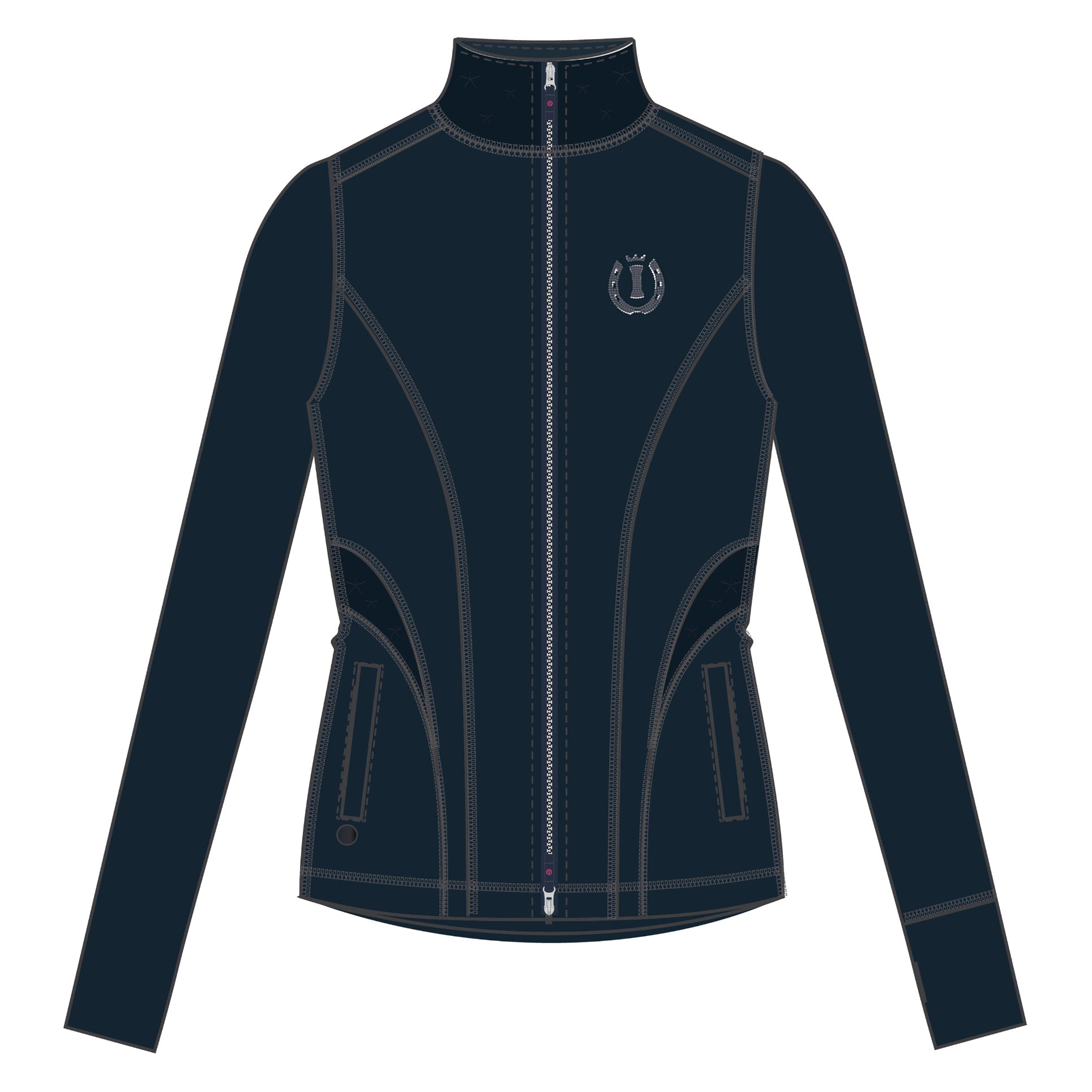 Tech cardigan IRHHide you - Shetlandslycka - Always equine