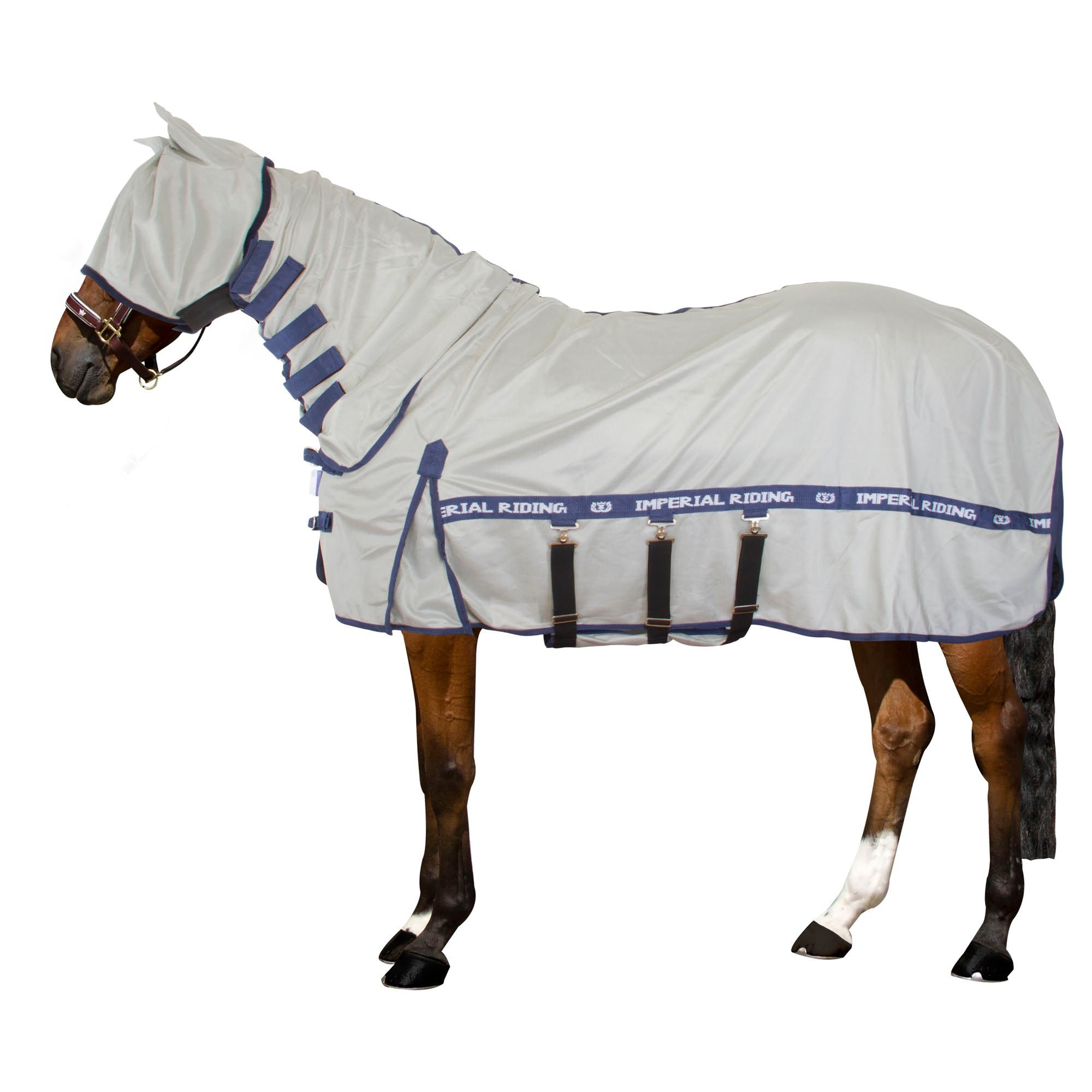 UV/Fly blanket with neck, mask and belly flap - Shetlandslycka - Always equine