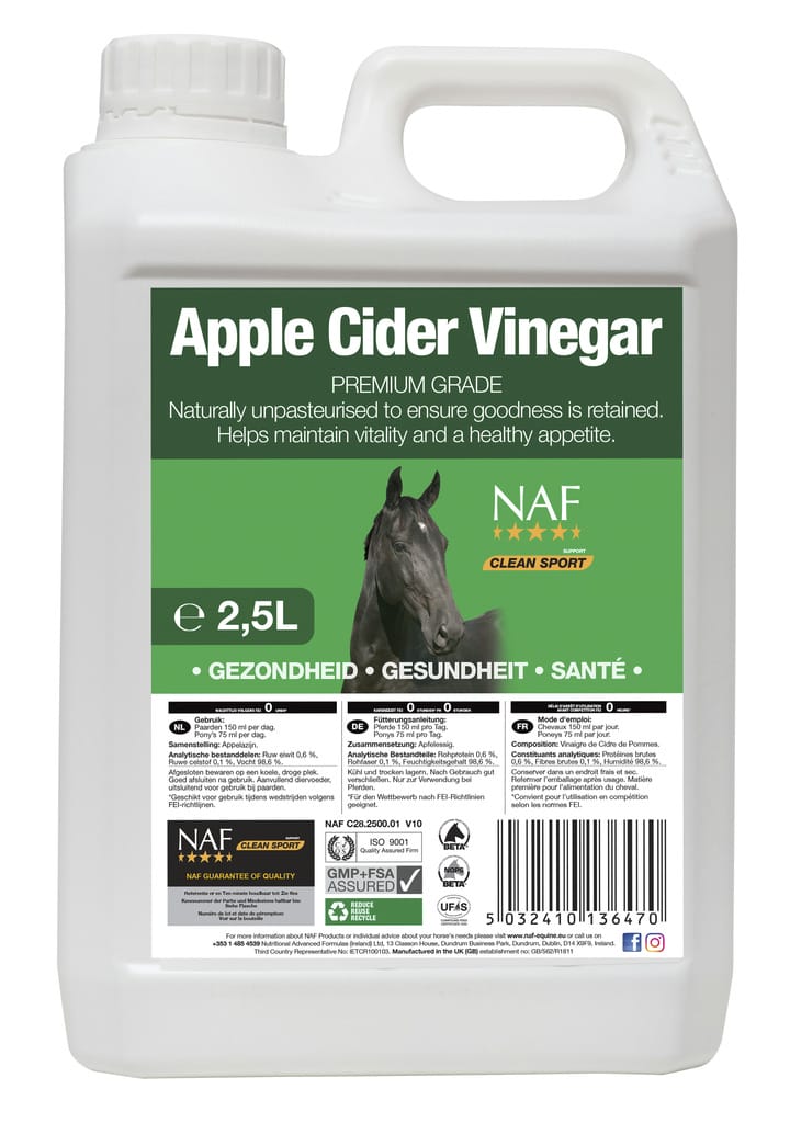 Vinaigre De Cidre De Pomme Naf - Shetlandslycka - Always equine