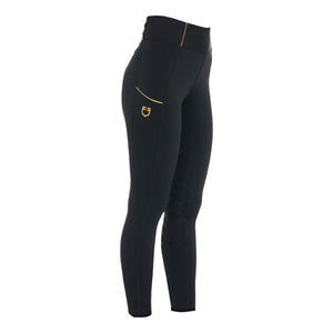 Women'S Fleece Lining Leggings - black, L - Shetlandslycka - Always equine