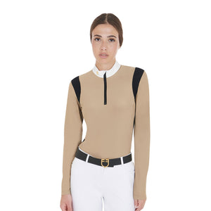 Women'S Slim Fit Polo Shirt In Technical Fabric - Shetlandslycka - Always equine